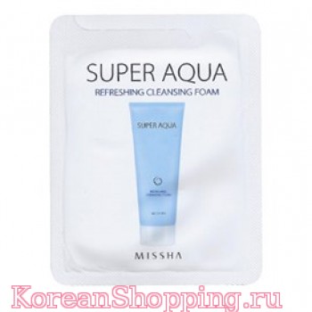 Пробник (10 шт.) Missha Super Aqua Refreshing Cleansing Foam