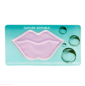 Nature Republic Aqua Collagen Solution Marine Hydrogel Lip Patch