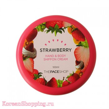 The Face Shop Strawberry Hand & Body Shiffon Cream