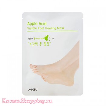 A'Pieu Apple Acid Visible Foot Peeling Mask