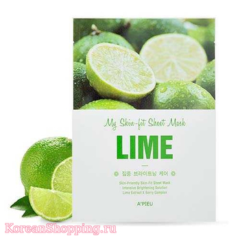 A'Pieu My Skin - Fit Sheet Mask - Lime