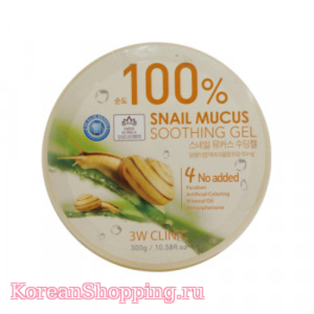 3W CLINIC Snail Mucus Soothing Gel