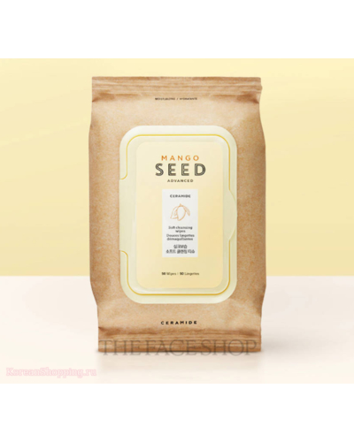 THE FACE SHOP Mango Seed Silk Moisturizing Cleansing Wipes