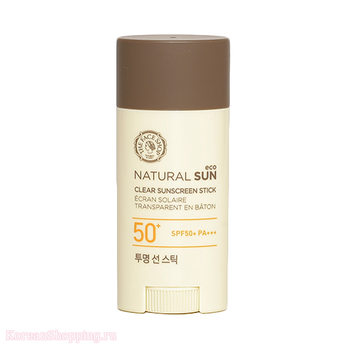 THE FACE SHOP Natural Sun Eco Clear Sunscreen Stick SPF50+ PA+++