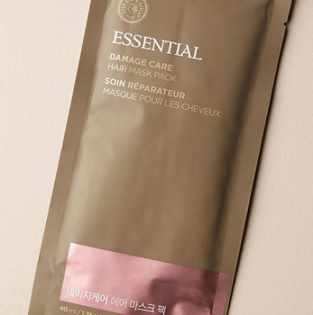 THE FACE SHOP Essintial Damage Care Hair Mask Pack
