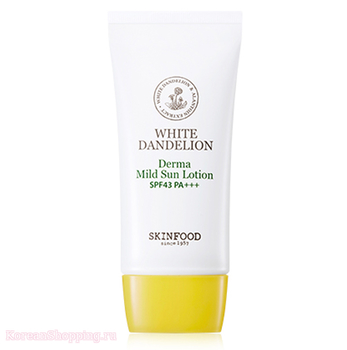 SKINFOOD White Dandelion Derma Mild Sun Lotion SPF43 PA+++