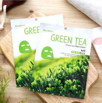 BARABONI Green Tea Mask Sheet