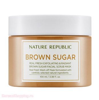 NATURE REPUBLIC Real Fresh Brown Sugar Facial Scrub Mask