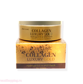 3W CLINIC Collagen Luxury Gold Hydrogel Eye & Spot Patch