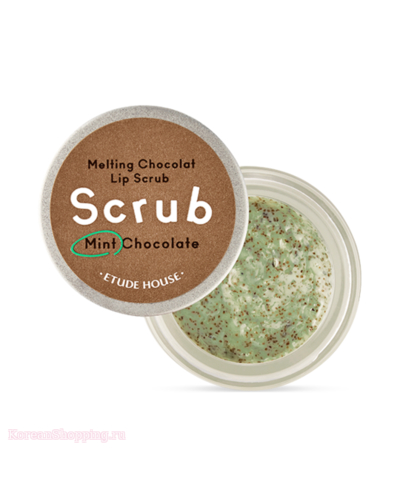 ETUDE HOUSE Melting chocolat Lip Scrub (Mint Chocolate)