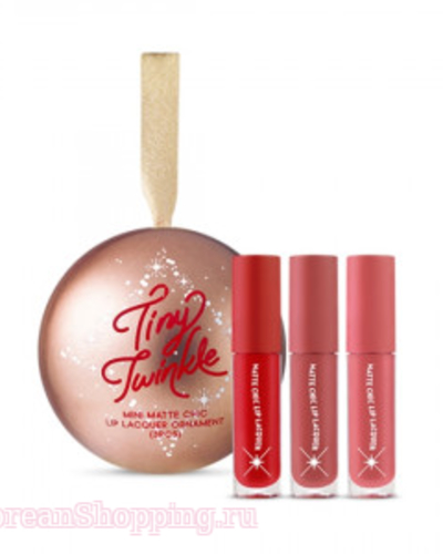 ETUDE HOUSE Tiny Twinkle Matte Chic Lip Lacquer Ornament