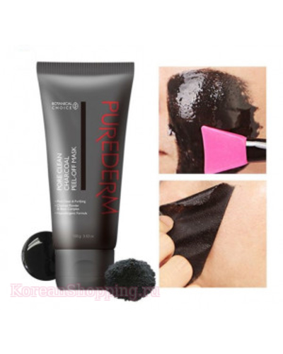 PureDerm Pore Clean Charcoal Peel-Off mask