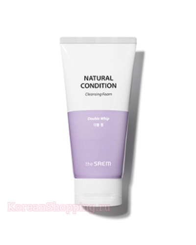 THE SAEM Natural Condition Cleansing Foam [Double Whip]