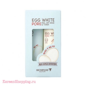 SkinFood Egg White Pore peel off mask & Toner