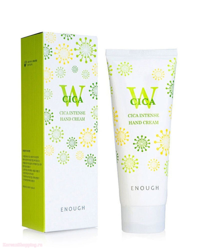 Кликните для увеличения изображения Крем для рук Enough W Cica Intense Hand Cream, 100 ml питательный с центеллой азиатской