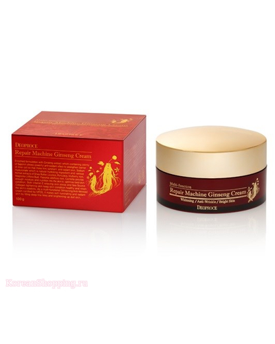 Кликните для увеличения изображения Крем для лица Deoproce Repair Machine Ginseng Cream