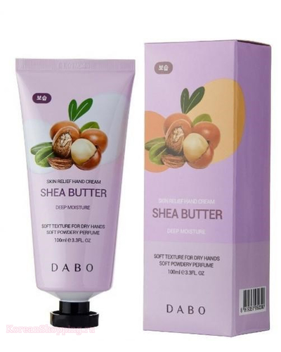 Крем для рук Dabo Skin Relief Hand Cream Shea Butter с маслом Ши, 100 мл