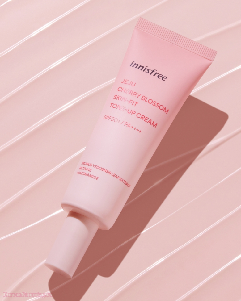 Innisfree Jeju Cherry Blossom Skin-Fit Tone-up Cream 50ml SPF50+ PA++++