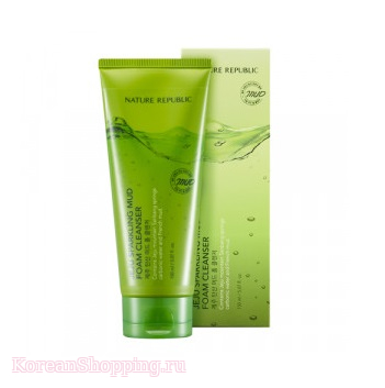 NATURE REPUBLIC Jeju Sparkling Mud Foam Cleanser
