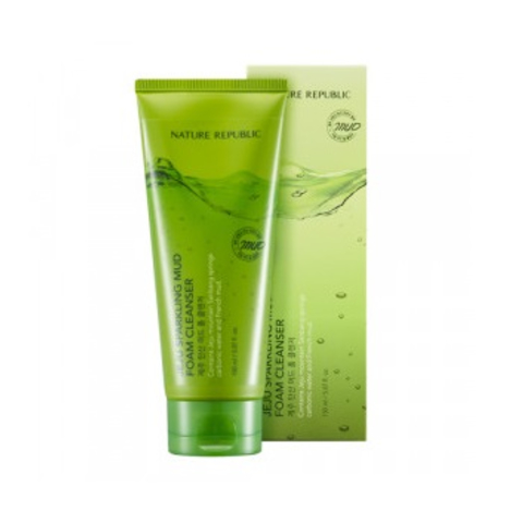 NATURE REPUBLIC Jeju Sparkling Mud Foam Cleanser