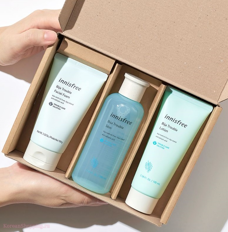 INNISFREE Bija Trouble Skin Care Set
