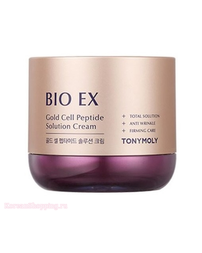 TONYMOLY BIO EX Gold Cell Peptide Solution Cream