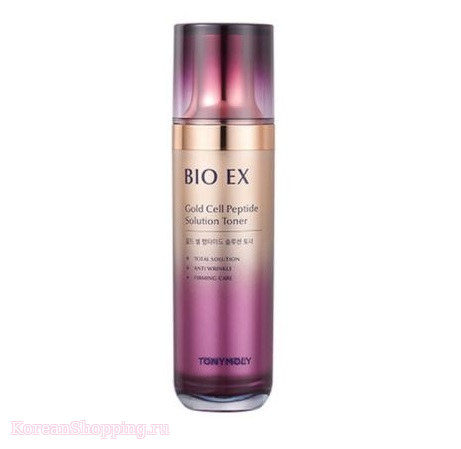 TONYMOLY Bio Ex Gold Cell Peptide Solution Toner