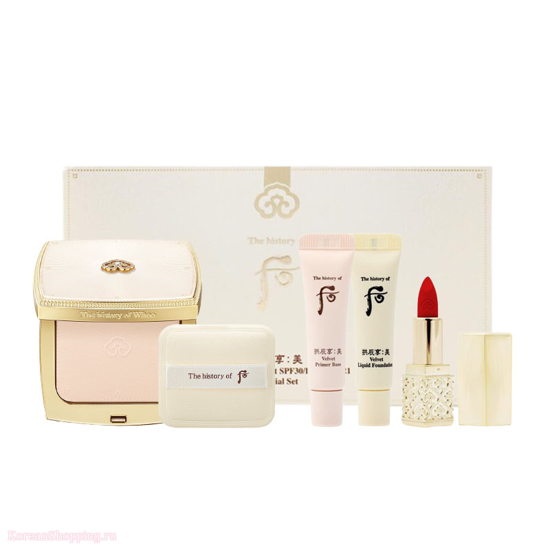 The History Of Whoo Gongjinhyang Mi Velvet Powder Pact Special Set