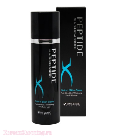 3W CLINIC PREMIUM BLACK PEPTIDE ALL IN ONE FOR MAN