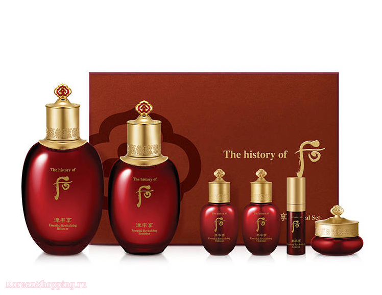 The History Of Whoo Essential Revitalizing Skincare Set