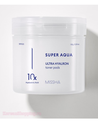 Missha Super Aqua Ultra Hyalron Toner Pad