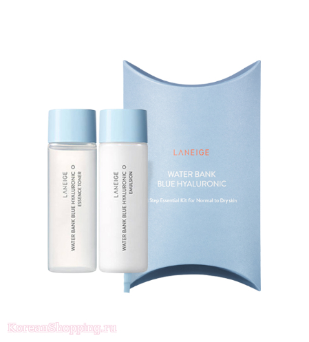 Laneige Waterbank Blue Hyaluronic 2-Step Kit : Combination to Oily Skin