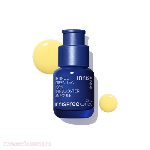 INNISFREE Retinol Green Tea PDRN Skin Booster Ampoule