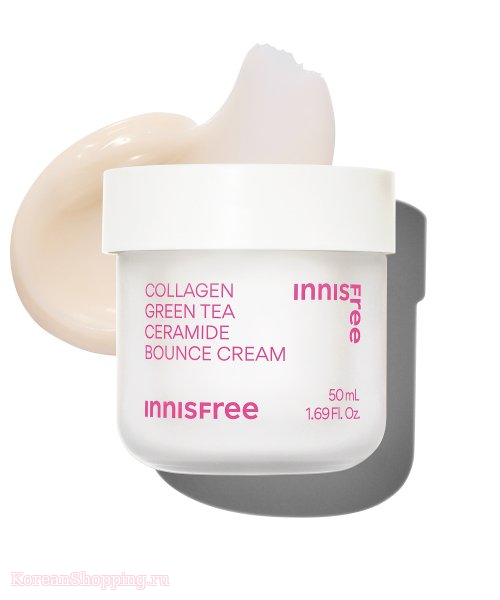 Innisfree Collagen Green Tea Ceramide Bounce Cream
