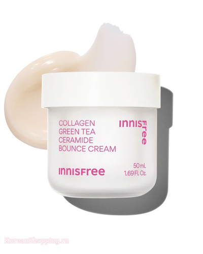 Innisfree Collagen Green Tea Ceramide Bounce Cream