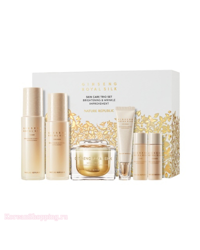 Перейти на страницу товара Nature Republic Ginseng Royal Silk Skincare 3-Piece Set