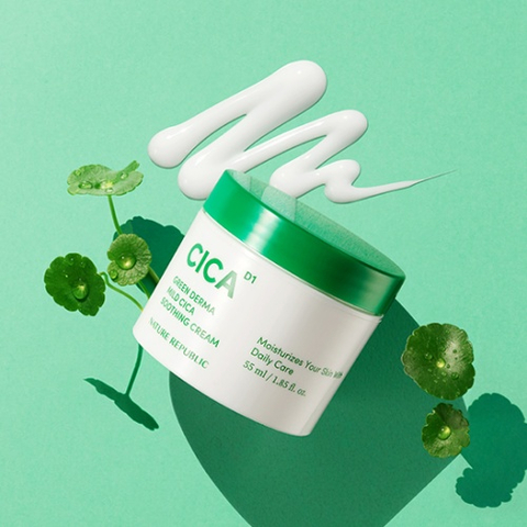 Nature Republic green Derma Mild Cica Soothing Cream