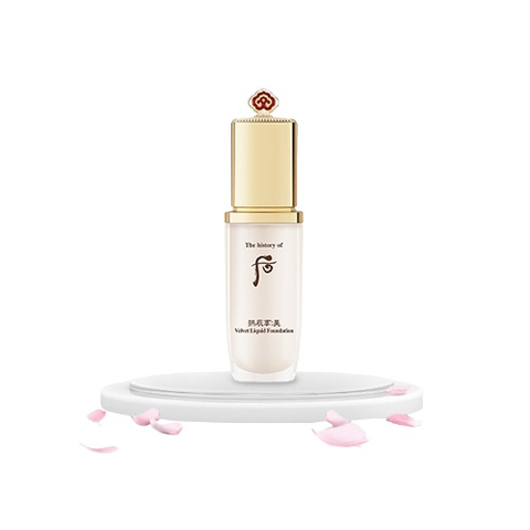 The history of Whoo Gongjinhyang Mi Velvet Liquid Foundation