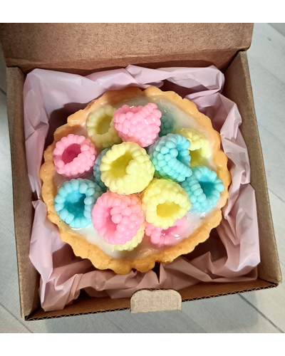 Перейти на страницу товара Подарочное мыло Тарталетка ягодная Зефирка/3D мыло/подарок прикол