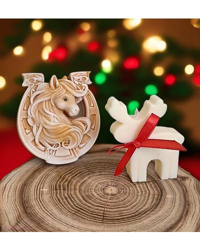 Новогодний подарочный набор Символ 2026 Лошадь и Олень