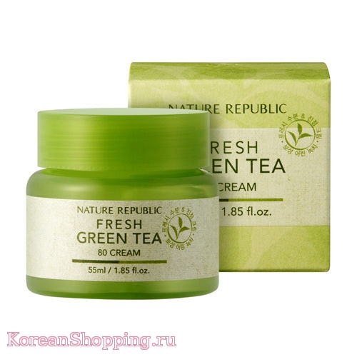 Nature Republic Fresh Green Tea 80 Cream