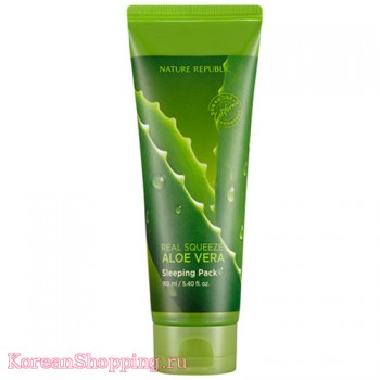 Nature Republic Real Squeeze Aloevera Sleepiing Pack