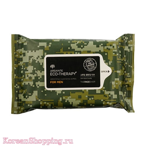 The Face Shop Arsainte Eco-Therapy For Men Cleansing Wipes