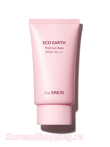 The Saem Eco Earth Pink Sun Base SPF50+ PA++++