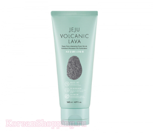 THE FACE SHOP Jeju Volcanic Lava Pore Scrub Foam