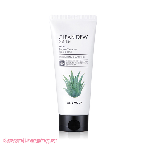Tony Moly Clean Dew Aloe Foam Cleanser