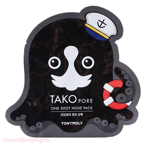 TONY MOLY Tako Pore One Shot Nose Pack