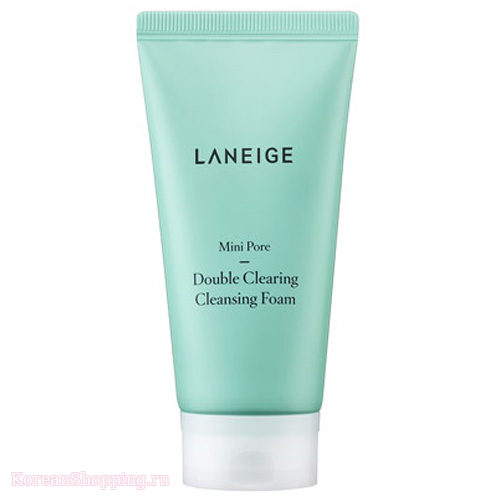 LANEIGE Mini Pore Double Clearing Cleansing Foam