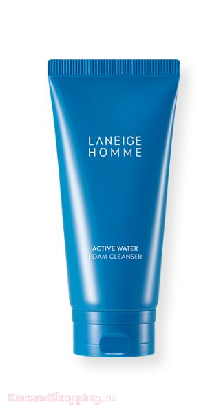 LANEIGE Homme Active Water Foam Cleanser