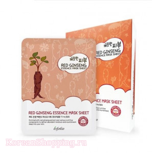 ESFOLIO Pure Skin Red Ginseng Essence Mask Sheet